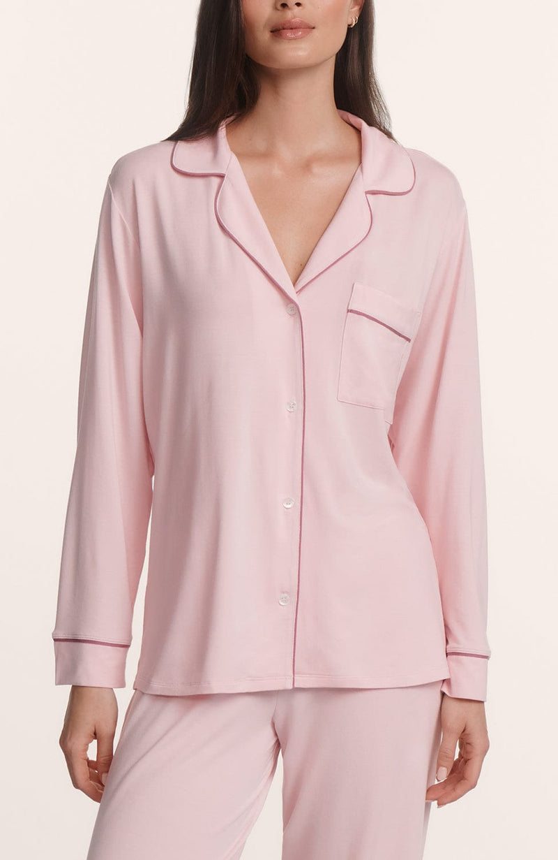 Gisele Long Pajama Set-Loungewear-Eberjey-SHEER, SHEER, Luxury lingerie brand, Luxury lingerie Hong Kong, Designer lingerie HK, Designer lingerie online, International luxury lingerie, Luxury lingerie gift ideas, buy lingerie online, Designer lingerie global delivery, Luxury lingerie shipping to Australia, Luxury lingerie shipping to Singapore