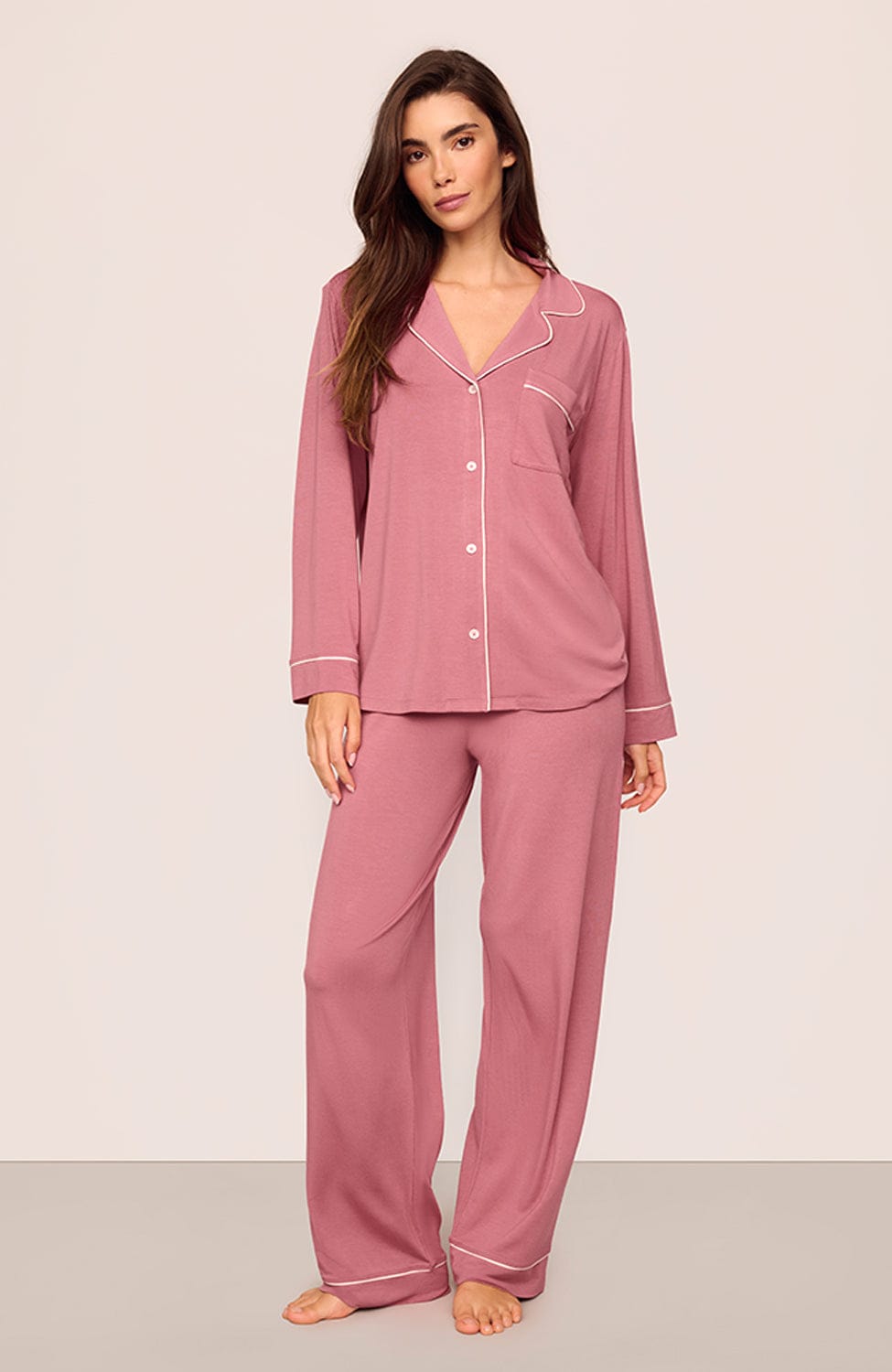 Sheer Lingerie Eberjey Loungewear Gisele Long Pyjama Set