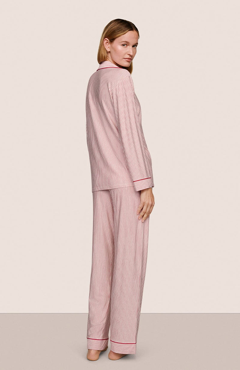 Gisele Long Pajama Set-Loungewear-Eberjey-SHEER, SHEER, Luxury lingerie brand, Luxury lingerie Hong Kong, Designer lingerie HK, Designer lingerie online, International luxury lingerie, Luxury lingerie gift ideas, buy lingerie online, Designer lingerie global delivery, Luxury lingerie shipping to Australia, Luxury lingerie shipping to Singapore