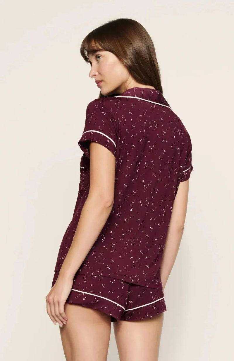 Sheer Lingerie Eberjey Loungewear Gisele Printed Shortie Pyjama