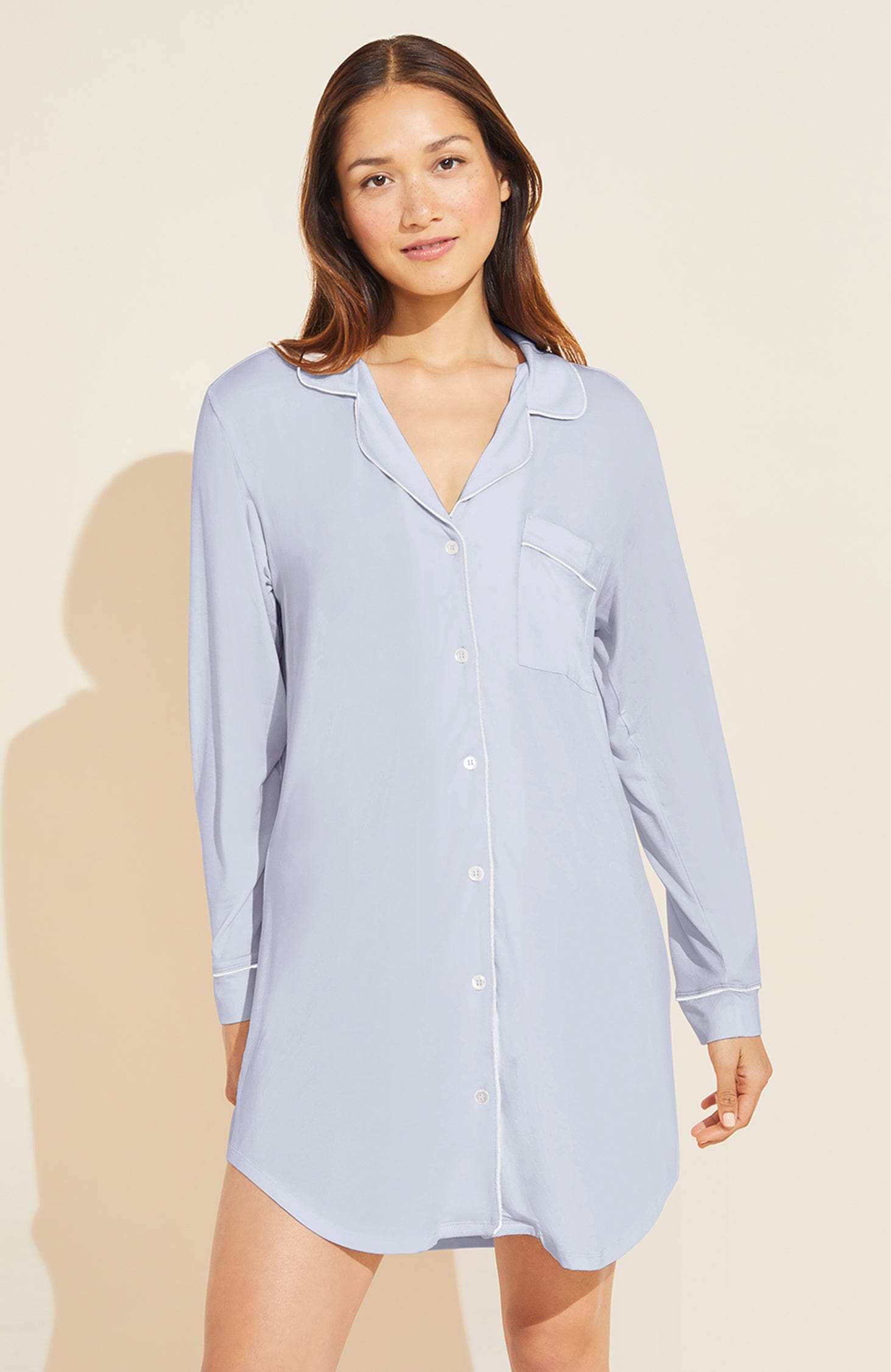 Sheer Lingerie Eberjey Loungewear Gisele Sleepshirt