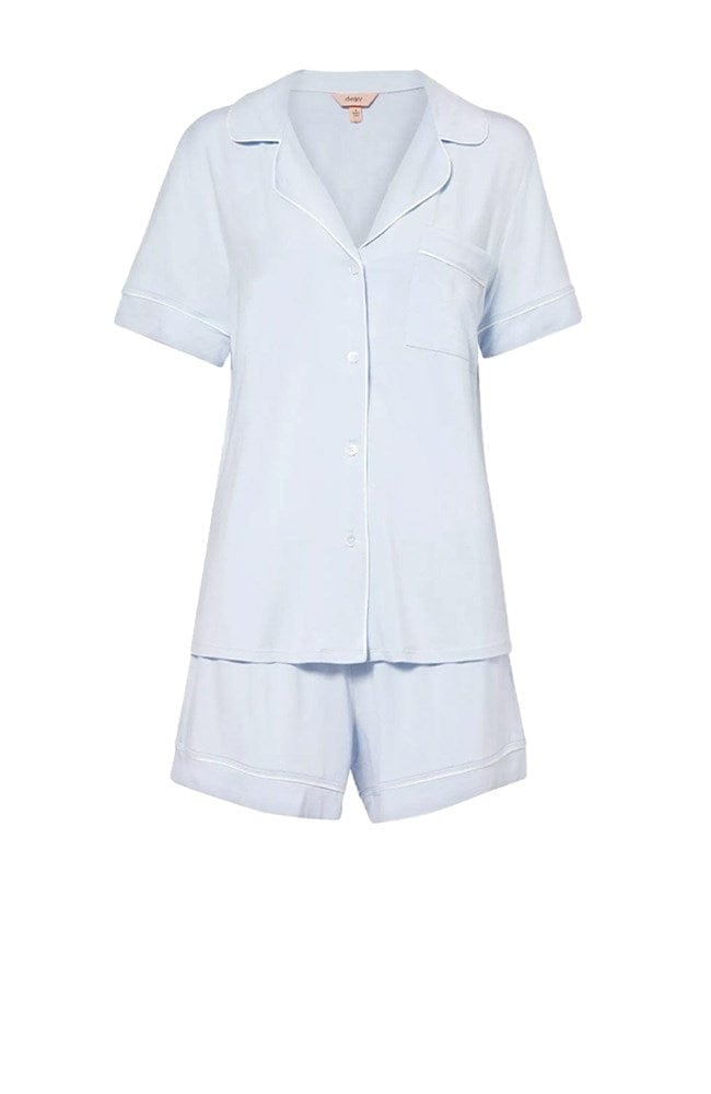 Sheer Lingerie Eberjey Loungewear Ice Blue Ivory / 1001 / XXS Gisele The Tencel Modal Relaxed Pajama Set