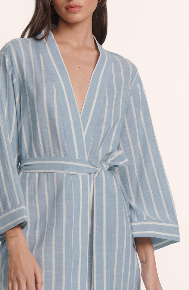 Nautico Robe-Loungewear-Eberjey-SHEER, SHEER, Luxury lingerie brand, Luxury lingerie Hong Kong, Designer lingerie HK, Designer lingerie online, International luxury lingerie, Luxury lingerie gift ideas, buy lingerie online, Designer lingerie global delivery, Luxury lingerie shipping to Australia, Luxury lingerie shipping to Singapore