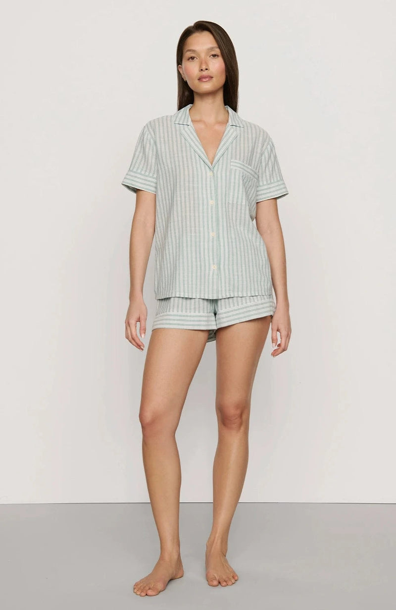 Sheer Lingerie Eberjey Loungewear Nautico Shortie Pajamas