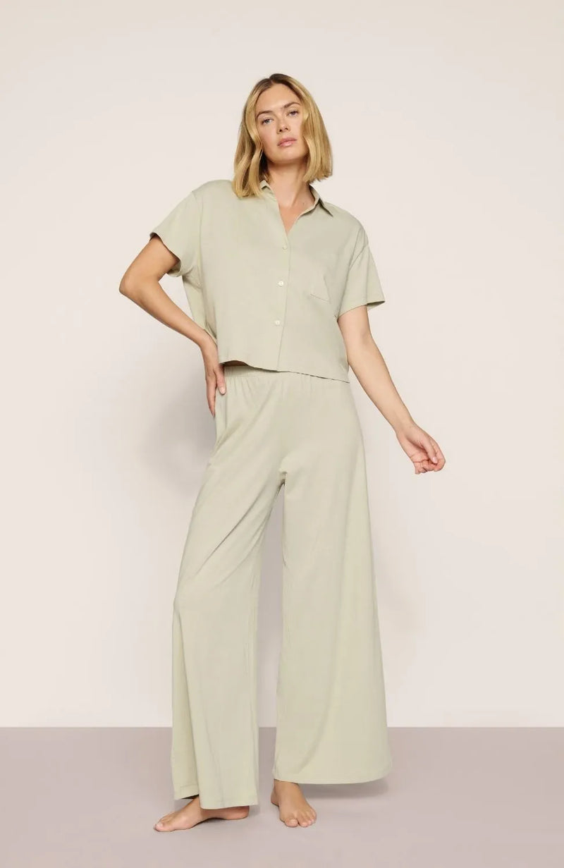 Sheer Lingerie Eberjey Loungewear Pima Cotton Short Sleeve Pant Pyjama Set