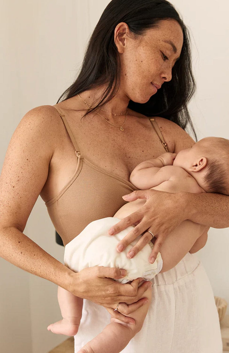 Soft Ribbed Nursing Tank-Bodywear-Embrace-SHEER, SHEER, Luxury lingerie brand, Luxury lingerie Hong Kong, Designer lingerie HK, Designer lingerie online, International luxury lingerie, Luxury lingerie gift ideas, buy lingerie online, Designer lingerie global delivery, Luxury lingerie shipping to Australia, Luxury lingerie shipping to Singapore