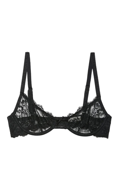 Sheer Lingerie Fleur Du Mal Bras Bianca Lace Balconette Bra