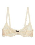 Sheer Lingerie Fleur Du Mal Bras Daffodil Dream / 32B Bianca Lace Balconette Bra