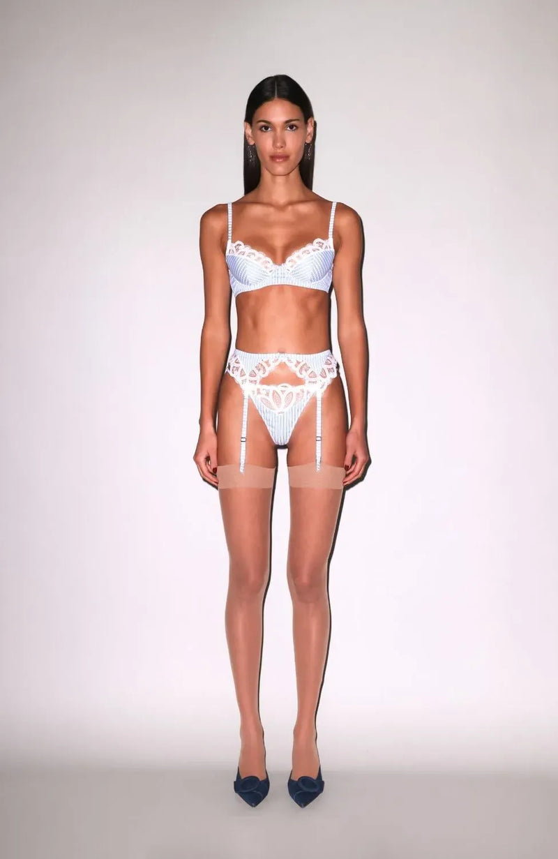 Sheer Lingerie Fleur Du Mal Bras East Hampton Poplin Bra