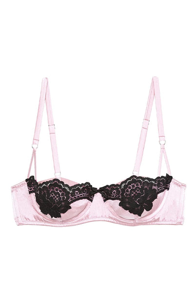 Sheer Lingerie Fleur Du Mal Bras Baby Rose / 32B Eve Balconette Bra