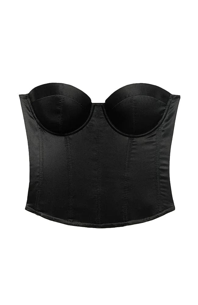 Hamptons Padded Bustier-Bras-Fleur du Mal-SHEER, SHEER, Luxury lingerie brand, Luxury lingerie Hong Kong, Designer lingerie HK, Designer lingerie online, International luxury lingerie, Luxury lingerie gift ideas, buy lingerie online, Designer lingerie global delivery, Luxury lingerie shipping to Australia, Luxury lingerie shipping to Singapore