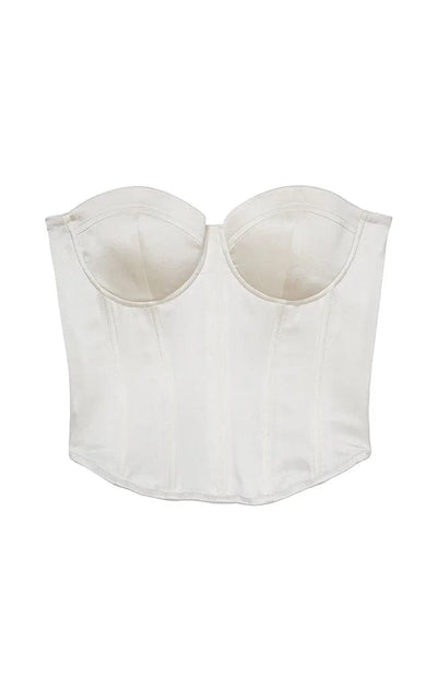 Sheer Lingerie Fleur du Mal Bras Ivory / 1001 / XS Hamptons Padded Bustier