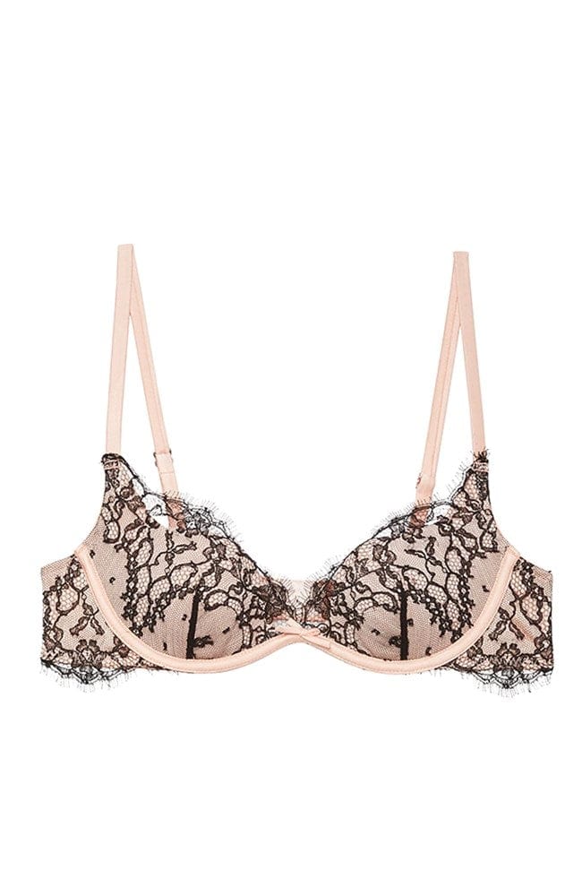 Sheer Lingerie Fleur du Mal Bras Iris Lace Demi Bra