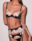 Sheer Lingerie Fleur du Mal Bras Juliet Lace Demi Bra