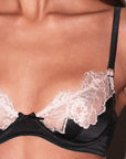Sheer Lingerie Fleur du Mal Bras Juliet Lace Demi Bra