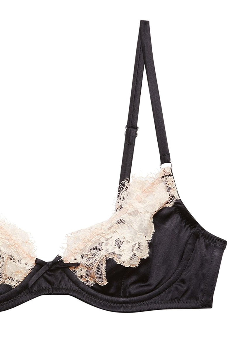 Juliet Lace Demi Bra-Bras-Fleur du Mal-SHEER, SHEER, Luxury lingerie brand, Luxury lingerie Hong Kong, Designer lingerie HK, Designer lingerie online, International luxury lingerie, Luxury lingerie gift ideas, buy lingerie online, Designer lingerie global delivery, Luxury lingerie shipping to Australia, Luxury lingerie shipping to Singapore