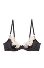 Sheer Lingerie Fleur du Mal Bras Black / 32A Juliet Lace Demi Bra