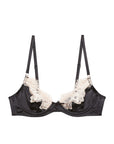 Sheer Lingerie Fleur du Mal Bras Black / 32A Juliet Lace Demi Bra