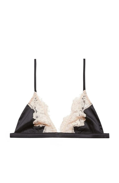 Sheer Lingerie Fleur du Mal Bras Juliet Lace Wireless Triangle Bra