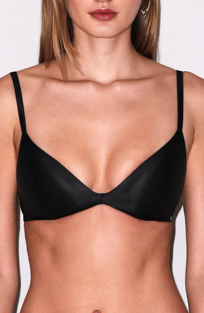 Sheer Lingerie Fleur Du Mal Bras Le Stretch Gloss Wireless Push Up Bra