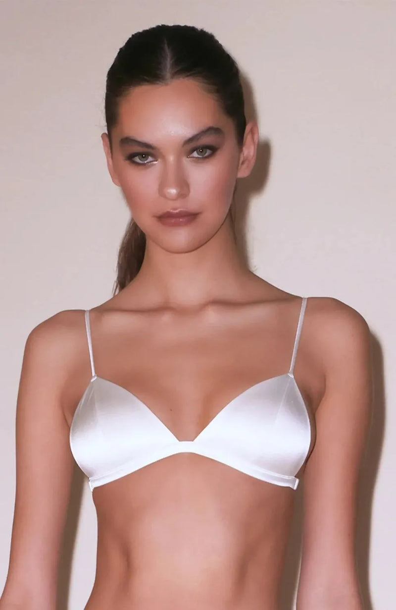 Sheer Lingerie Fleur du Mal Bras Luxe Padded Wireless Triangle Bra