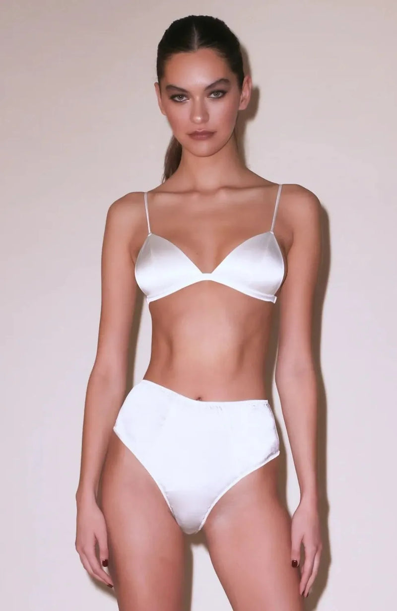 Sheer Lingerie Fleur du Mal Bras Luxe Padded Wireless Triangle Bra