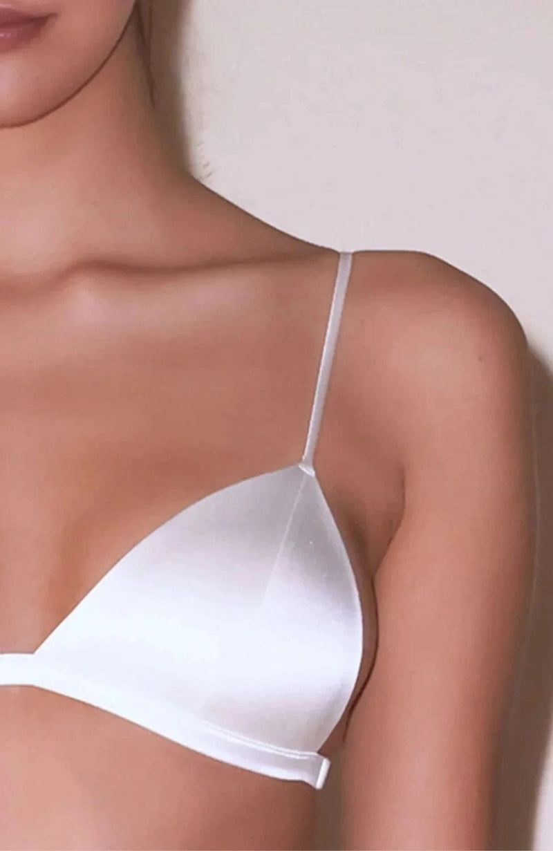 Sheer Lingerie Fleur du Mal Bras Luxe Padded Wireless Triangle Bra