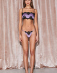 Sheer Lingerie Fleur du Mal Bras Silk and Lace Bandeau Top