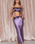 Sheer Lingerie Fleur du Mal Bras Silk and Lace Bandeau Top