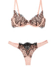 %shop_name_% Fleur Du Mal_Iris Lace Demi Bra and Thong Set _ Lingerie Sets_