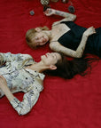 Sheer Lingerie Fleur du Mal Loungewear Cowl Neck Long Slip Dress