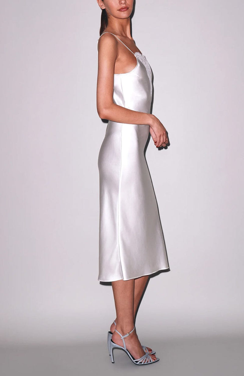 Frankie Lace Slip Dress-Loungewear-Fleur Du Mal-SHEER, SHEER, Luxury lingerie brand, Luxury lingerie Hong Kong, Designer lingerie HK, Designer lingerie online, International luxury lingerie, Luxury lingerie gift ideas, buy lingerie online, Designer lingerie global delivery, Luxury lingerie shipping to Australia, Luxury lingerie shipping to Singapore