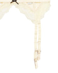 Sheer Lingerie Fleur du Mal Underwear Bianca Lace Garter Belt