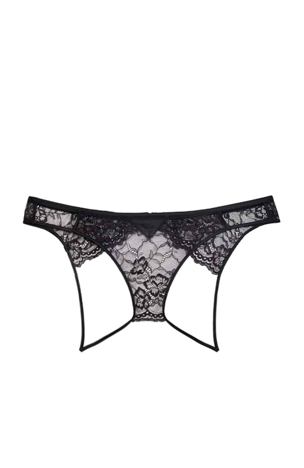 Sheer Lingerie Fleur Du Mal Underwear Bianca Lace Ouvert Panty
