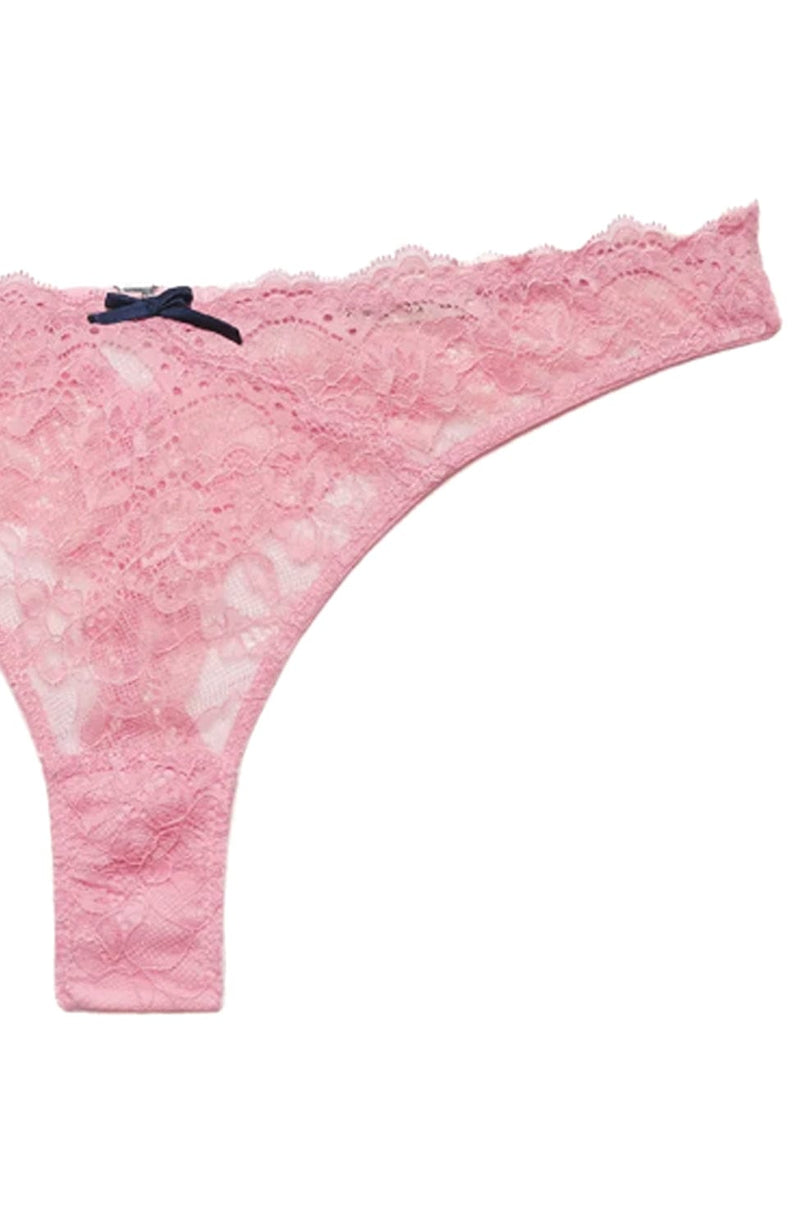 Bianca Lace Thong-Underwear-Fleur Du Mal-SHEER, SHEER, Luxury lingerie brand, Luxury lingerie Hong Kong, Designer lingerie HK, Designer lingerie online, International luxury lingerie, Luxury lingerie gift ideas, buy lingerie online, Designer lingerie global delivery, Luxury lingerie shipping to Australia, Luxury lingerie shipping to Singapore