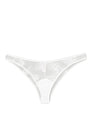 Sheer Lingerie Fleur du Mal Underwear Snow / 9001 / 0 Bouquet Lace Cheeky