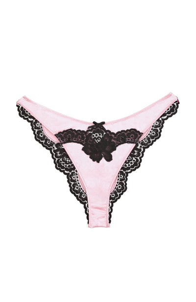 Sheer Lingerie Fleur du Mal Underwear Baby Rose / 2502 / 1 Eve Cheeky