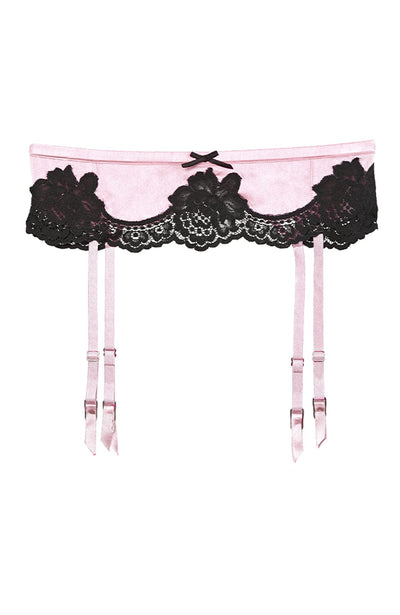 Sheer Lingerie Fleur du Mal Underwear Baby Rose / 2502 / 1 Eve Garter Belt