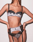 Sheer Lingerie Fleur du Mal Underwear Executive Garter