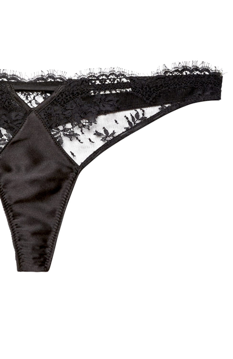 Frankie Lace Thong-Underwear-Fleur du Mal-SHEER, SHEER, Luxury lingerie brand, Luxury lingerie Hong Kong, Designer lingerie HK, Designer lingerie online, International luxury lingerie, Luxury lingerie gift ideas, buy lingerie online, Designer lingerie global delivery, Luxury lingerie shipping to Australia, Luxury lingerie shipping to Singapore