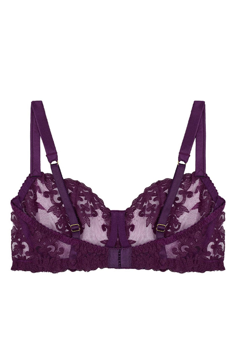 Cecilia Balcony Bra-Bras-Fleur Of England-SHEER, SHEER, Luxury lingerie brand, Luxury lingerie Hong Kong, Designer lingerie HK, Designer lingerie online, International luxury lingerie, Luxury lingerie gift ideas, buy lingerie online, Designer lingerie global delivery, Luxury lingerie shipping to Australia, Luxury lingerie shipping to Singapore