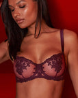 Sheer Lingerie Fleur Of England Bras Cecilia Balcony Bra