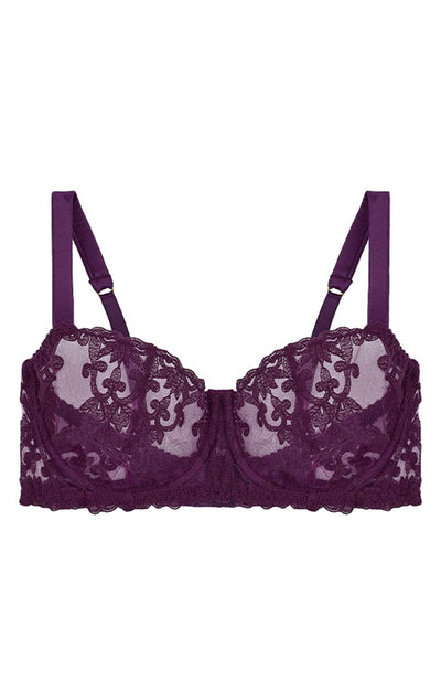 Sheer Lingerie Fleur Of England Bras Amethyst / 30A Cecilia Balcony Bra