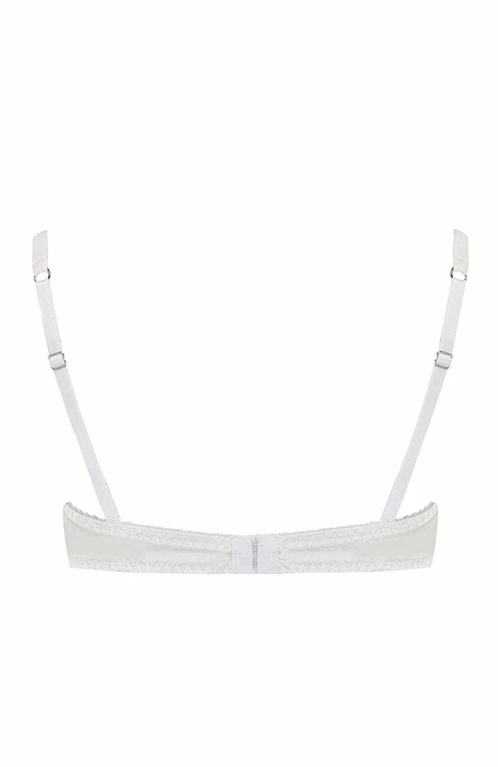 Sheer Lingerie Fleur Of England Lingerie Sets Signature Padded Plunge Bra, Suspender and Thong Set