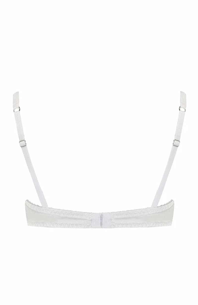 Signature Padded Plunge Bra and Brief Set-Lingerie Sets-Fleur Of England-SHEER, SHEER, Luxury lingerie brand, Luxury lingerie Hong Kong, Designer lingerie HK, Designer lingerie online, International luxury lingerie, Luxury lingerie gift ideas, buy lingerie online, Designer lingerie global delivery, Luxury lingerie shipping to Australia, Luxury lingerie shipping to Singapore