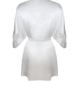 Sheer Lingerie Fleur of England Loungewear White / 1001 / O/S Signature Lace Silk Robe