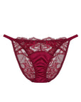 Sheer Lingerie Fleur Of England Underwear Red / 2502 / XS Simone Ouvert Brief