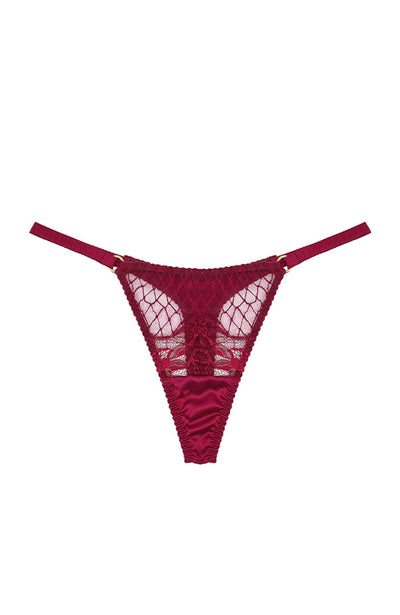 Sheer Lingerie Fleur Of England Underwear Red / 2502 / XS Simone Thong