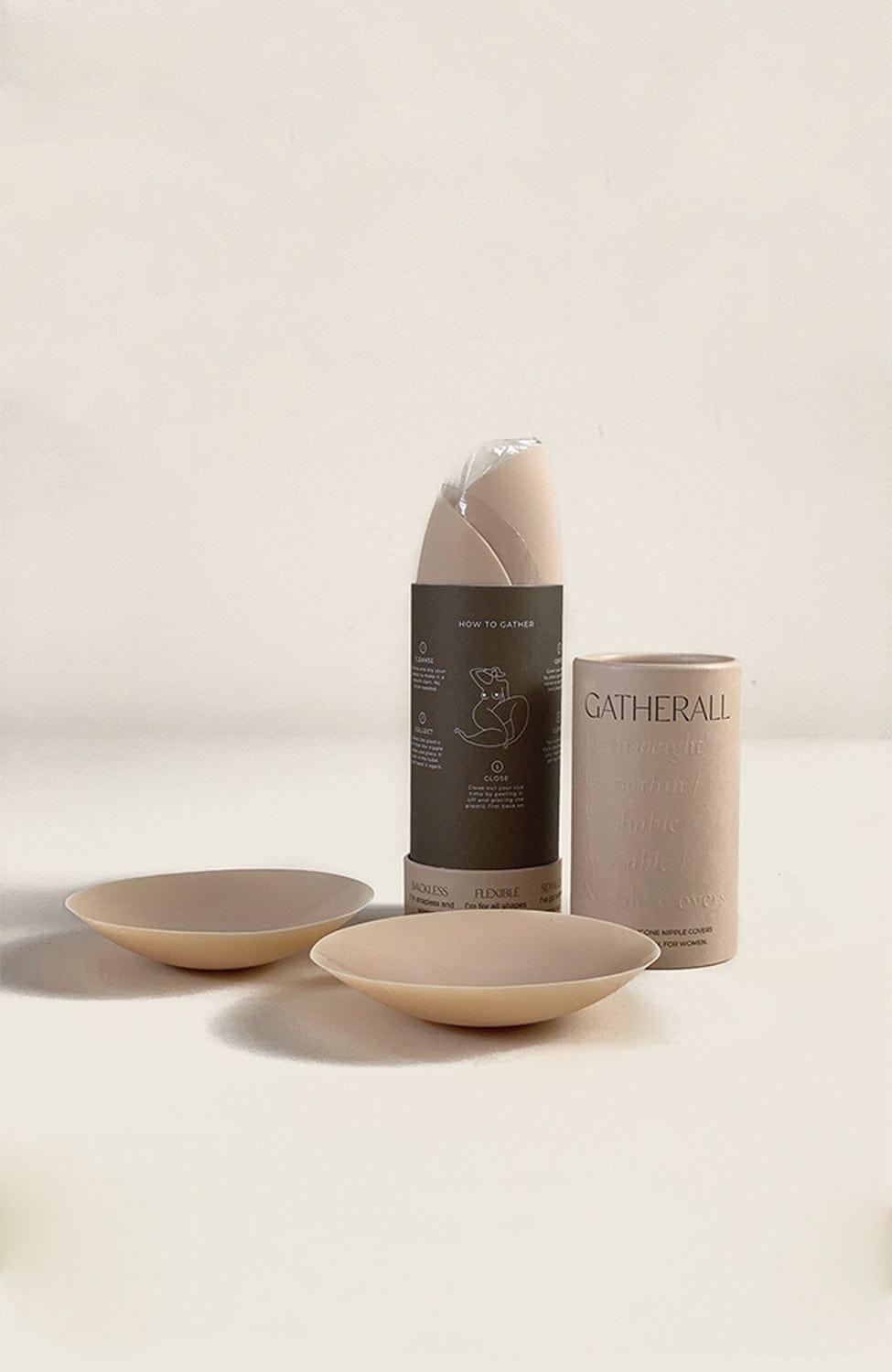 Sheer Lingerie Gatherall Accessories Cream / 1001 / O/S Gatherall Adhesive No-Show Nipple Covers