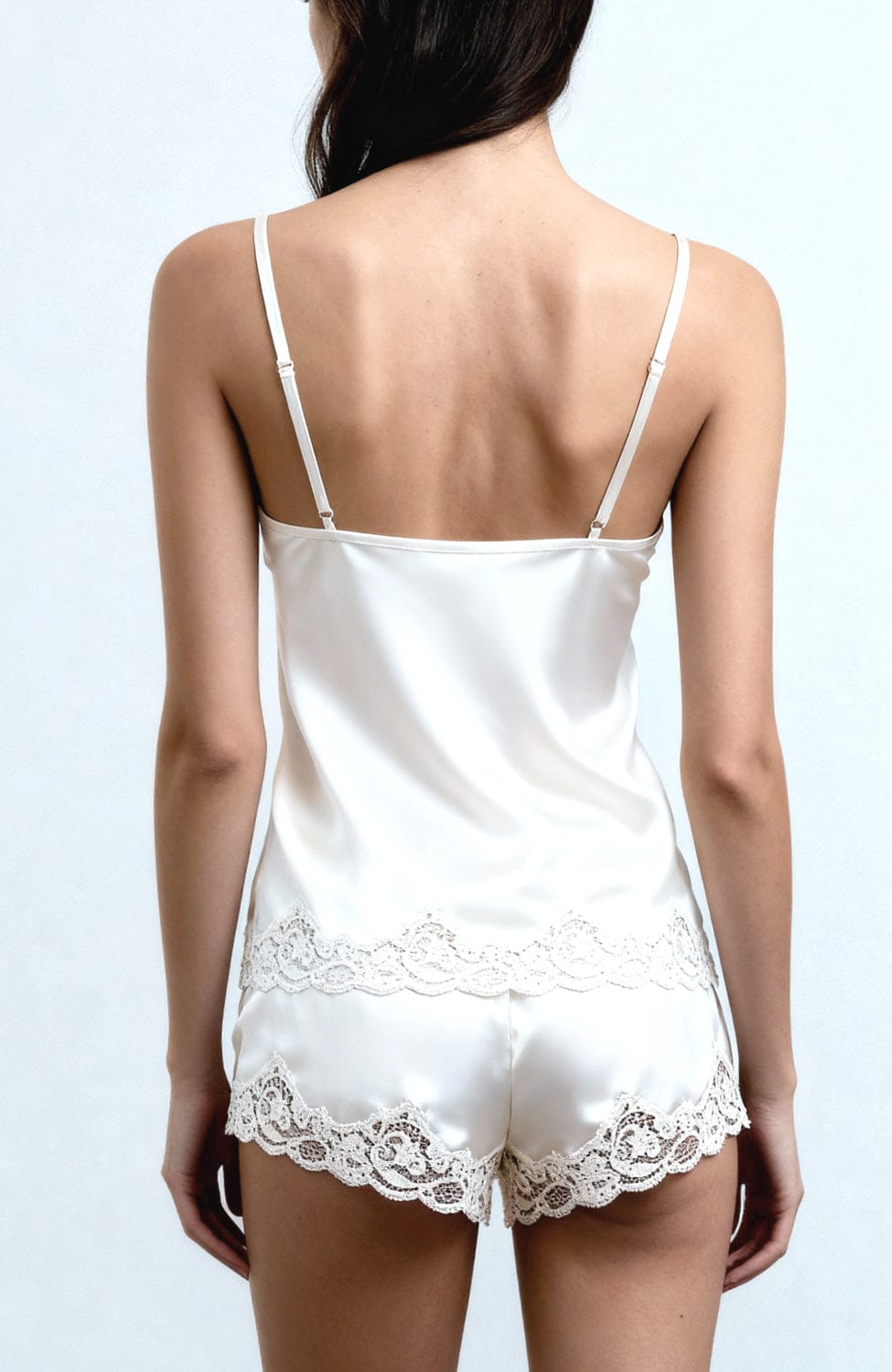 Sheer Lingerie Gilda & Pearl Loungewear In My Boudoir Camisole and Shorts Set